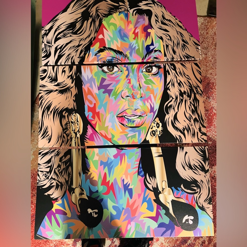 Beyoncé 3-piece Wall Art - BRAND NEW! - 12” x 24”